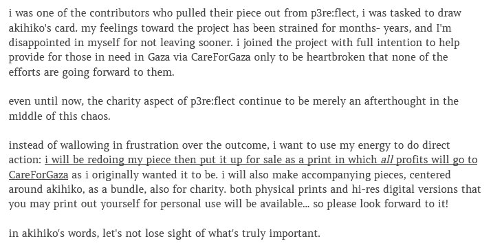 noctilin's tweet photo. now that the announcements are out and still developing, i also want to address something real quick since this matter is really serious to me. it felt wrong to just shrug this all off. https://t.co/NLGbMt9O09