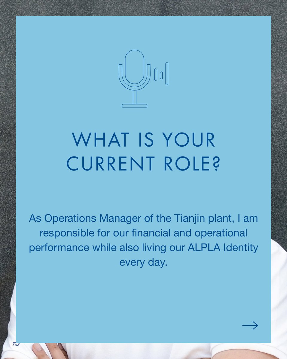 ALPLApackaging's tweet photo. People at ALPLA 👷‍♂️👷‍♀️💙 What does an 18-year career journey at ALPLA look like? 🤔 In the latest edition, we met Nick Wang, Operations Manager at our Tianjin plant. https://t.co/iW2kRdigWV

#PeopleAtALPLA #LifeAtALPLA #CareerGrowth #Leadership #Teamwork #Operations #ALPLAFamily https://t.co/gp8SOzfItS
