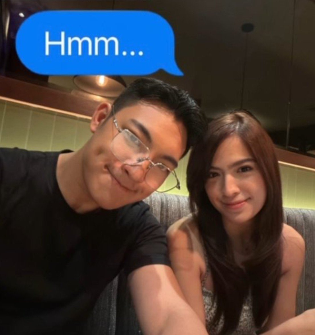 Mabs4LEXA's tweet photo. My fave bff in the Universe. If time will come you know hmmmm I'm ready emeh🫢😅
Charrot lng mga beh. Labs you both 
@alexailacad @Espanto2001 
Walang kupas tlga Ang gwapo at Ganda. Ang bebe face nyo. Pretty ni alx tlga shuperrrr😍🥰 https://t.co/ixPttweC5M