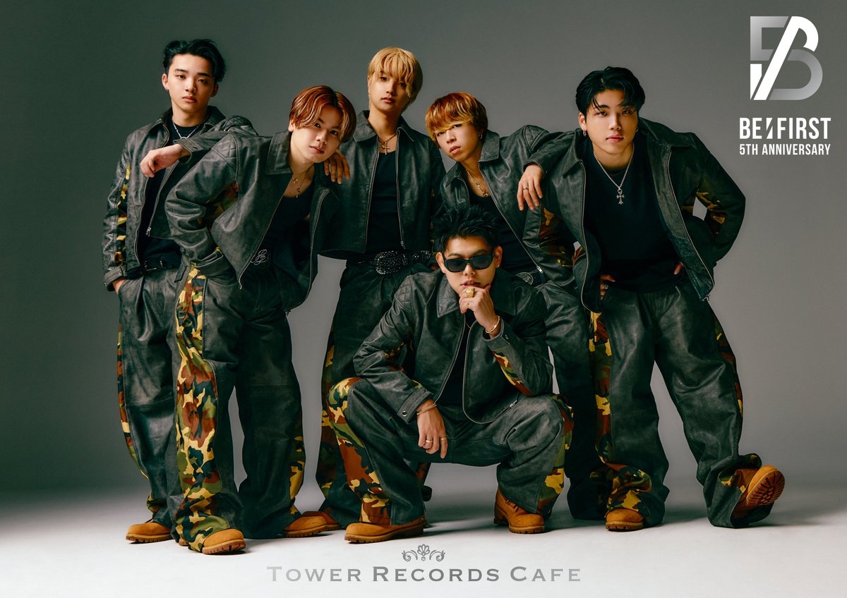 TRC_nagoya's tweet photo. 【#BEFIRST × TOWER RECORDS CAFE】

BESTYの皆さま、大変お待たせいたしました！
「BE:FIRST」コラボカフェの全貌を公開✨

✦アー写KV
✦コラボメニュー
✦テイクアウト
✦特典
✦オフィシャルグッズ販売

✦詳細
https://t.co/oUz1WLgBU9 https://t.co/Fhp44SNpPl