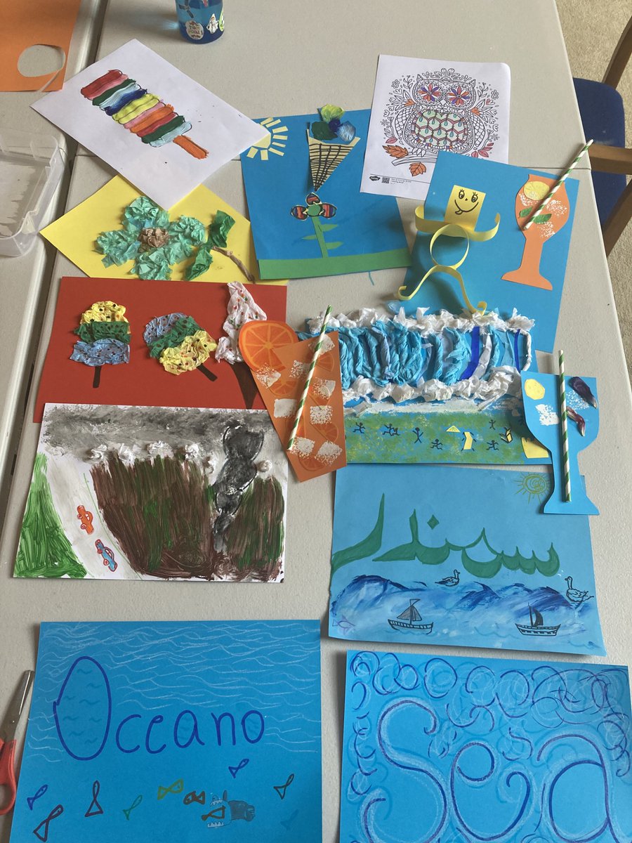 MedailleTrust's tweet photo. A little summer creativity at Coastal Family Service!
The family enjoyed some seasonal crafts, creating colourful artwork inspired by the summer and the sea.
A lovely way to get creative, spend time together and make some happy memories.
#SummerCrafts #CreativeActivities https://t.co/EzF4fVmK0J