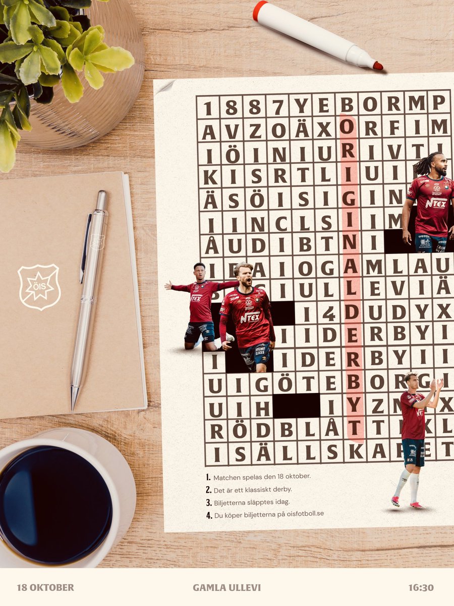 OrgryteFotboll's tweet photo. 📣 | BILJETTERNA ÄR SLÄPPTA!

🎟️ Säkra din plats redan idag på https://t.co/oOHe9VRzvY. Tillsammans fyller vi Gamla Ullevi när det är dags för derby mot GAIS i oktober❤️💙 https://t.co/LwjqNwvKSq