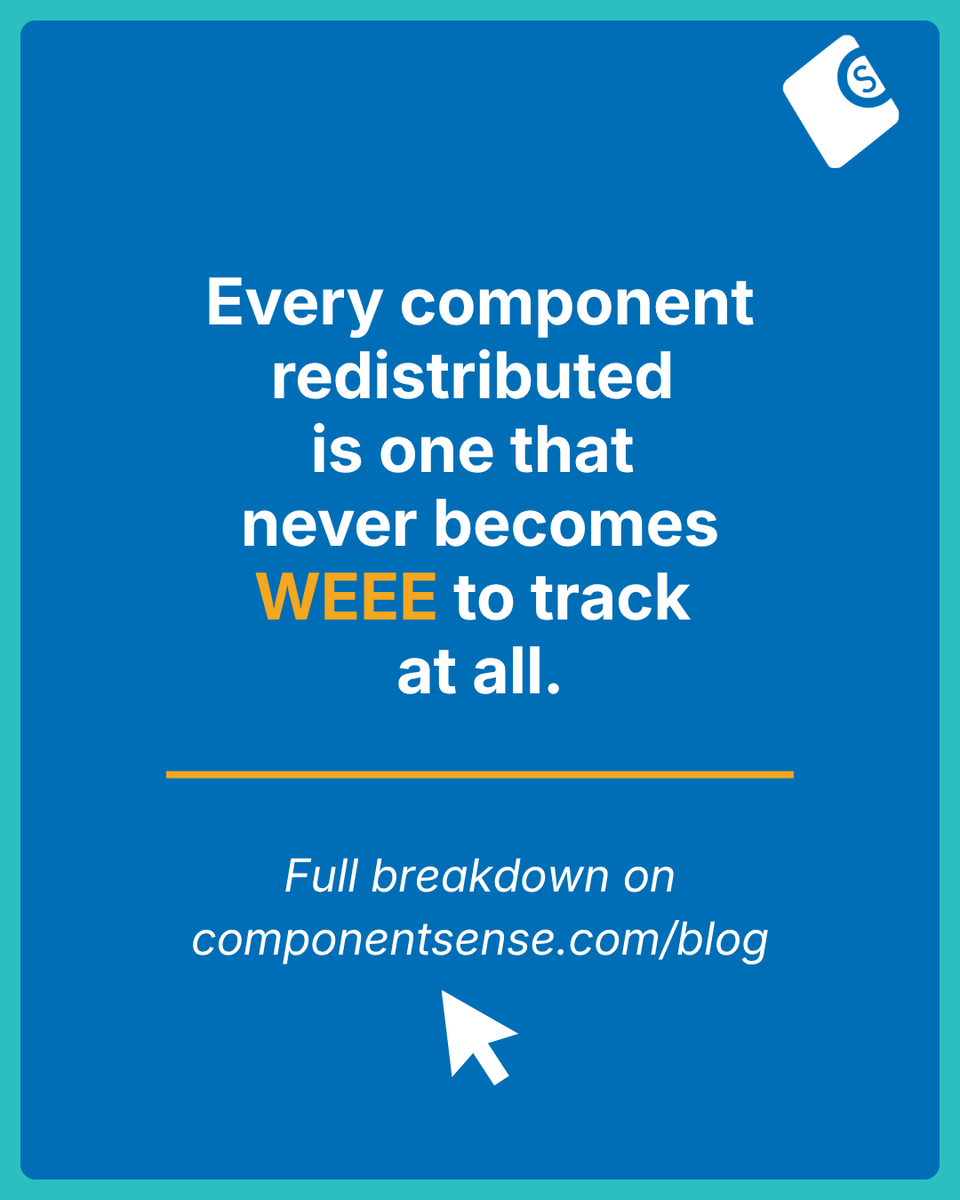ComponentSense's tweet photo. In six days, the paper trail for UK waste disappears, and digital tracking begins. 

3 things electronics manufacturers should do before it starts: https://t.co/m6r4H8b39o 

#WEEE #ewaste #UKcompliance https://t.co/7hDZkl594u
