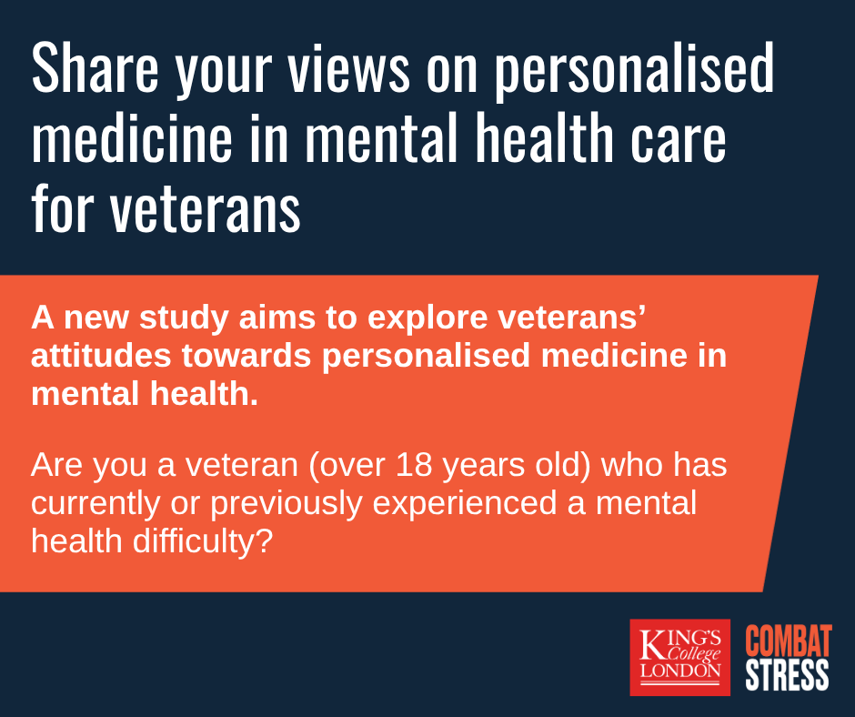 CombatStress's tweet photo. Are you a veteran who has experienced a mental health difficulty?

Your insight could help shape more effective, veteran-informed mental health care in the future.

Take our short confidential online survey (which you can stop at any time): https://t.co/sfNjXsbndP

#VeteransMentalHealth #ArmedForcesCommunity #MentalHealthResearch