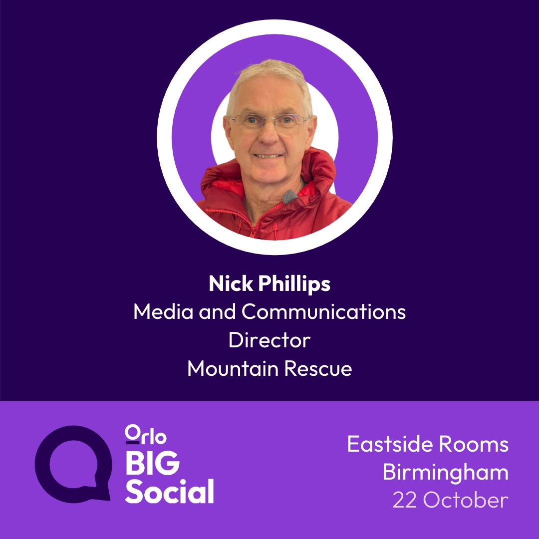 HelloOrlo's tweet photo. Ever looked at a summit photo on Instagram and thought, "I could definitely climb that in my flip flops"?  👀 At Big Social, we’re joined by Nick Phillips (Media and Communications Director for Mountain Rescue England and Wales).

Grab your spot before it's too late! https://t.co/dYU8wdkyZE