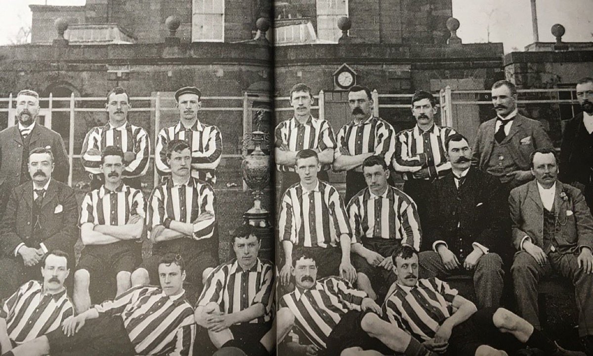 Theleaguemag's tweet photo. The Sunderland team that won the title three times between 1892-1895
They were known as ‘The Team of all the Talents' https://t.co/pZj6LTlbrA