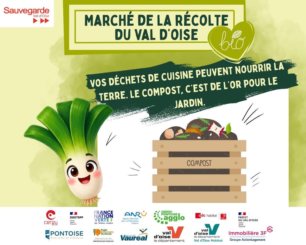 LaRecolte95's tweet photo. Et si on parlait un peu de compost ? 🍂

C’est simple, naturel et ultra bénéfique :

il nourrit la terre, réduit les déchets
Chez #LaRécolteValDOise, le #Bio et le #CircuitCourt passent aussi par là.

#ValDOise 💚 https://t.co/BQ2b4JX7rK