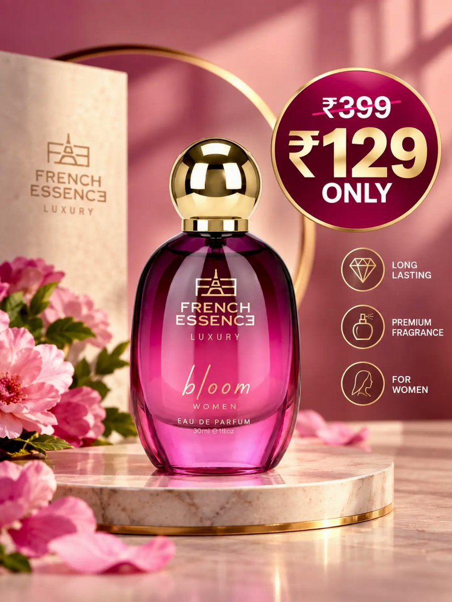 ArielHetchvas's tweet photo. ₹127 mein premium perfume? Luxury look aur long-lasting fragrance, woh bhi budget mein. Perfume lovers, kya aap ye deal loge? https://t.co/89oiShk8DY