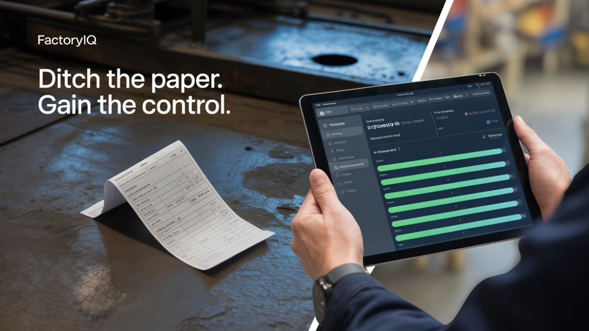 ap_tcmuk's tweet photo. That 4:30 PM Friday feeling? Production schedule in chaos again? Stop firefighting delays and guessing delivery times. FactoryIQ gives you a live command centre for your shop floor. Regain control. Learn more: https://t.co/YAHnpOkg8e
#UKManufacturing #smartfactory #MadeSmarter https://t.co/UH2QePKrzy