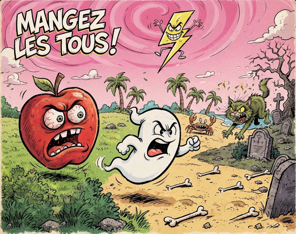 VideodromeOfici's tweet photo. Orko Ready y su "MANGEZ LES TOUS !". Basic y verduras fantasmales en AMSTRAD CPC
https://t.co/CERbIp8ot5
#retoamstrad #videodrome #escenAmstrad #buoh #amstrad #pcw #CPC #BASIC
#septiembre2026 https://t.co/T8iSg6HV9t