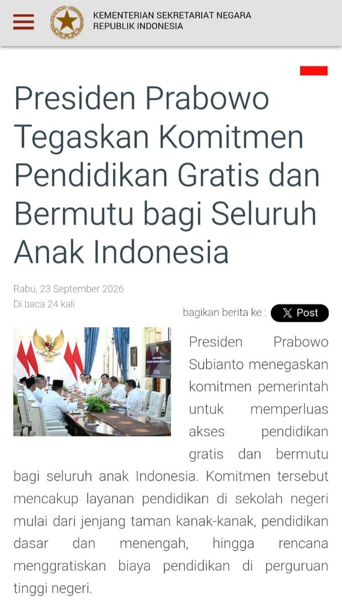 Keishavalerine's tweet photo. @prabowoisme Kejayaan sejati negara bukan ditakar dari gemerlap gedung pemerintahan, tapi dari sejauh mana masyarakat menikmati manfaat setiap kebijakan yang diambil.

Utamakan Kepentingan Rakyat https://t.co/Is8FVbJoLi