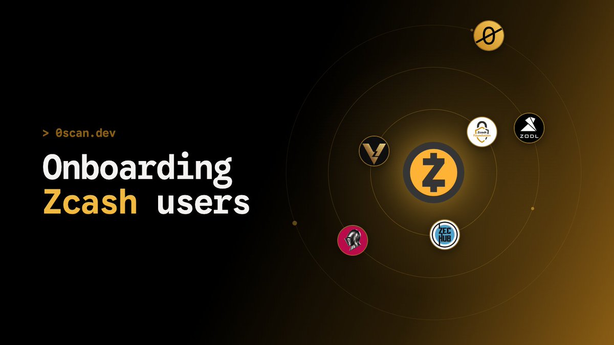0scan_'s tweet photo. @Zcash onboarding. $800 pool.

1. Follow @0scan_
2. Comment and quote this tweet.
3. Set up a Vizor Zcash wallet @vizorwallet
4. Send ~$1–$10 in $ZEC from a CEX to @vizorwallet
5. Submit proof: https://t.co/GPPJVUku5A

20 winners × $40
Deadline: 3 days from this post https://t.co/lahpAUl0og
