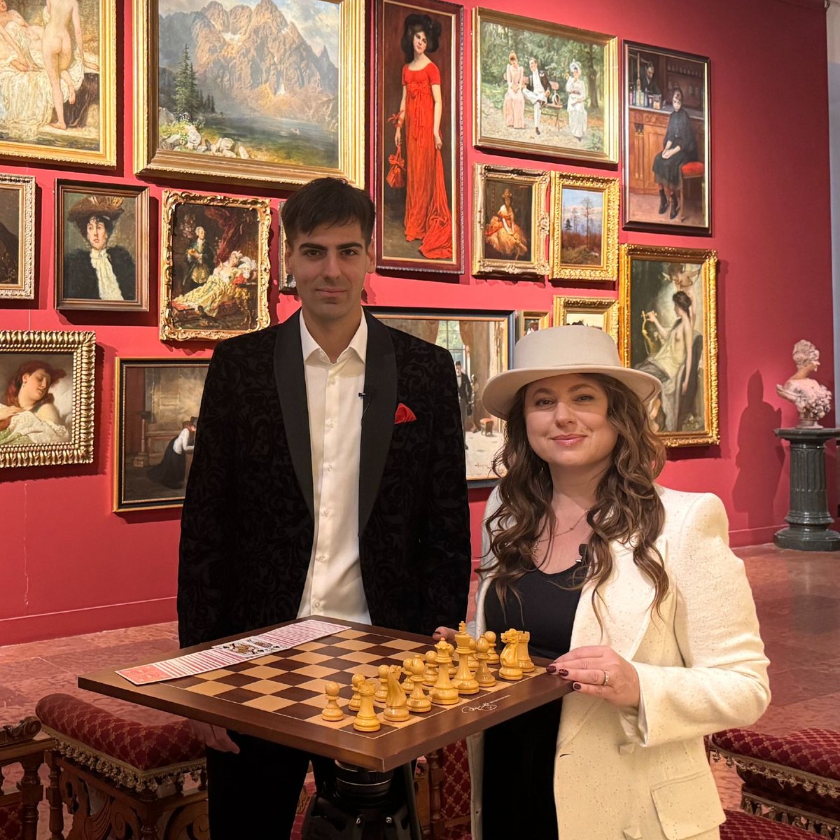 GMJuditPolgar's tweet photo. Are you sure you're seeing what's really happening? โ๏ธโจ What happens when chess meets illusion? For the first time, #BenedictMagic and Judit Polgรกr take the stage together to explore the surprising parallels between a chess master and a magician. Join us at the 12th Judit Polgar Global Chess Festival, challenge your assumptions, and discover how to stay one step ahead.
๐ Where: Hungarian National Gallery, Budapest
๐
When: September 26, 2026
๐ Learn more & join the fun (link in BIO)๐
#ChessConnectsUs #Chess #Illusion #CriticalThinking #DontBelieveYourEyes @MorganStanley