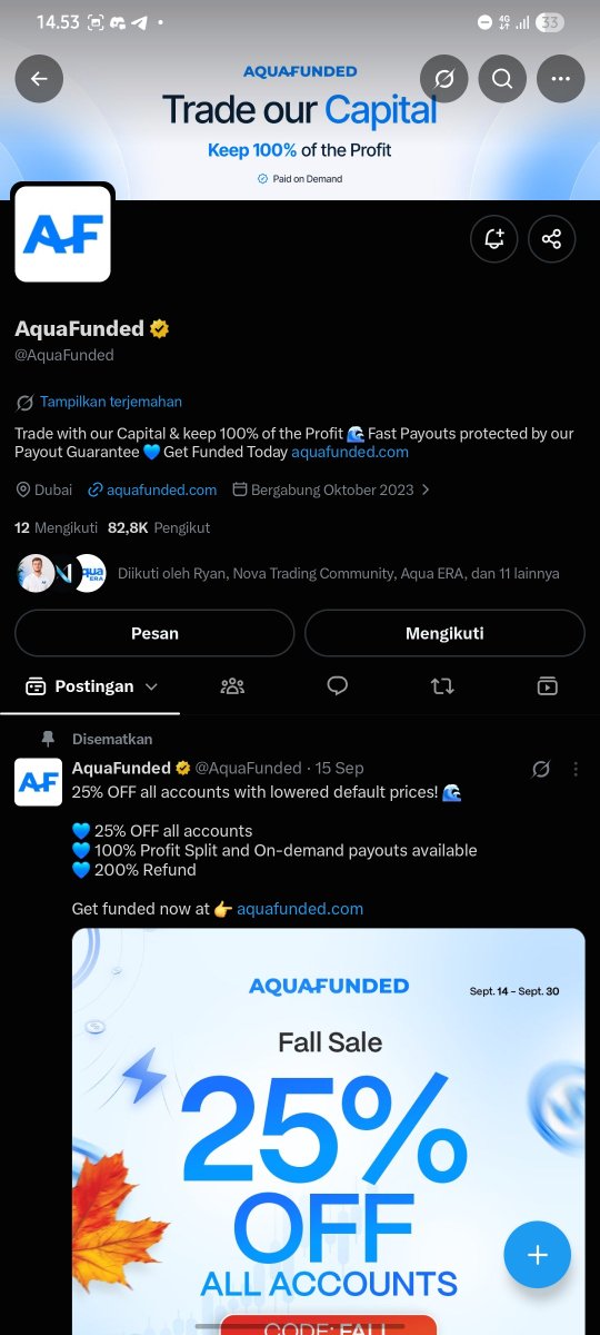 mcfx02's tweet photo. @aquafundedERA @AquaFunded @LewisAquaFunded done @criptonew2022 @geedow https://t.co/C5OV1z76sQ
