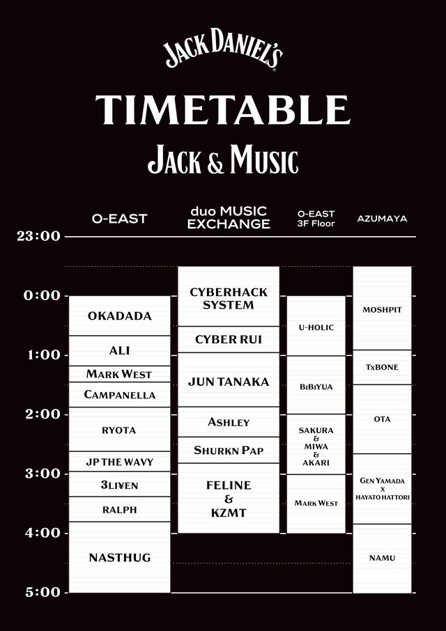 Spincoaster's tweet photo. 【明日開催】JP THE WAVY、ralph、Campanella、ALI、3li¥enら集結

Jack Daniel’sが主催する都市型音楽イベント『Jack &amp; Music』がいよいよ明日開催⚡️
https://t.co/vwUiWP3sOO

当日はTACOS 3Hermanosのタコスや、数量限定のオリジナルドリンクも展開🌮 https://t.co/H93jhK9tuY