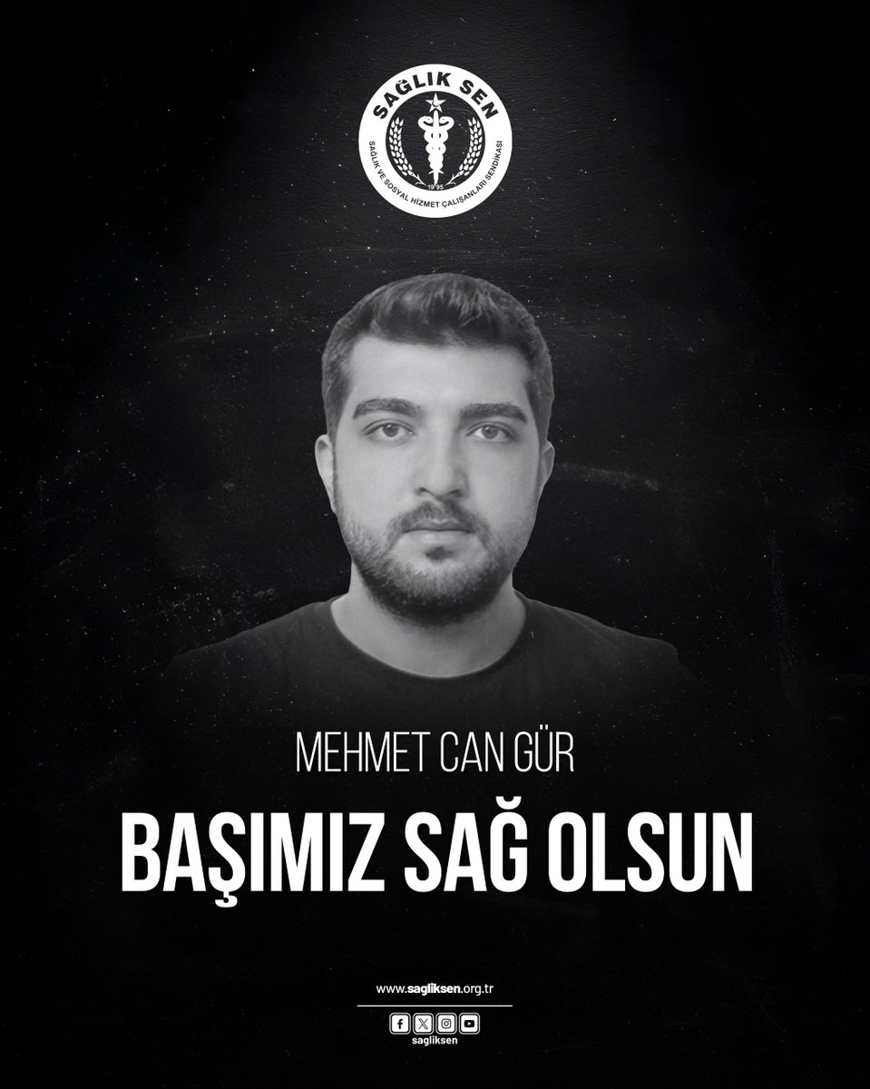 sagliksen's tweet photo. Görev başında geçirdiği kaza sonucu ağır yaralanan Samsun UMKE görevlisi Hemşire Mehmet Can Gür’ün vefatını derin bir teessürle öğrendik.

Merhuma Allah’tan rahmet; başta ailesi olmak üzere, yakınlarına ve sağlık camiasına sabır diliyoruz. 

Başımız Sağ Olsun. https://t.co/OjsrWMWUYK