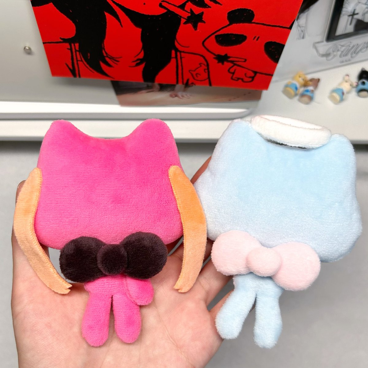 wal_sing_ham's tweet photo. 天使と悪魔
2.5d plushie commission https://t.co/H9mdOeMWwz