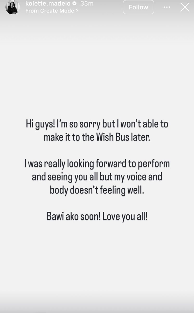 lowkeyloud22's tweet photo. Eme sa “not feeling well” Baka kinancel ka lang ng Wish Bus HAHAHA. Kahapon nakagala, ngayon biglang nanghihina? Ganyan talaga kapag mas busy sa gala, inom, at kalandian kaysa sa responsibilities. Go besh tuloy mo date at bembangan niyo ni russu bubay . 😂 https://t.co/SMzfExulLD