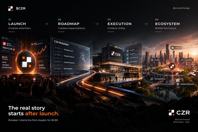 Neil_Rx's tweet photo. That's the difference between launching a token and building an ecosystem.  October 1 starts the first chapter for

$CZR
.  Real story is what gets built next.
@czrexchange

#czrtoken #czr

GO AND JOIN FIRST https://t.co/s4Vq9n1Pl2