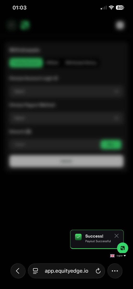 eaglekiru's tweet photo. Requested My 6th payout with Equity Edge 🔥🔥 with this payout I will officially reach 10k payouts with Equity Edge❤️🔥 I am waiting for it @EquityEdgeUK @ZararEquityEdge 🥹❤️ https://t.co/9v4w567mxb