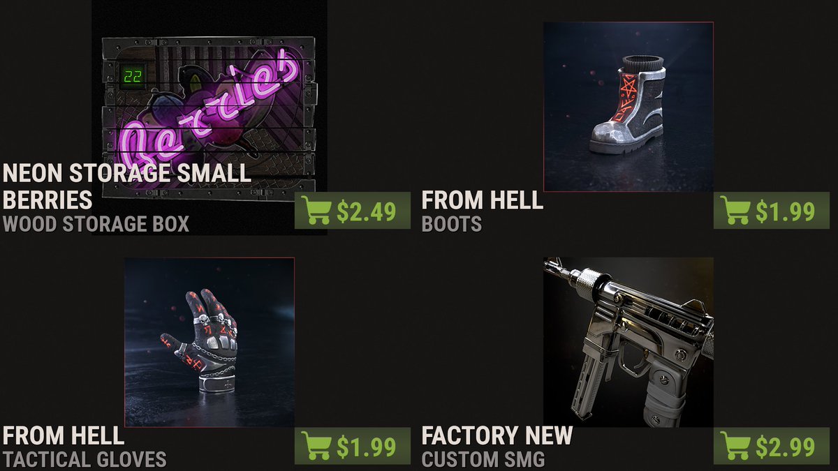 RustItemStore's tweet photo. 🚨 NEW ITEM STORE 🚨
https://t.co/Fq7WX55UXa

#rust #playrust #rustskins #rustworkshop https://t.co/kLUFu995pn