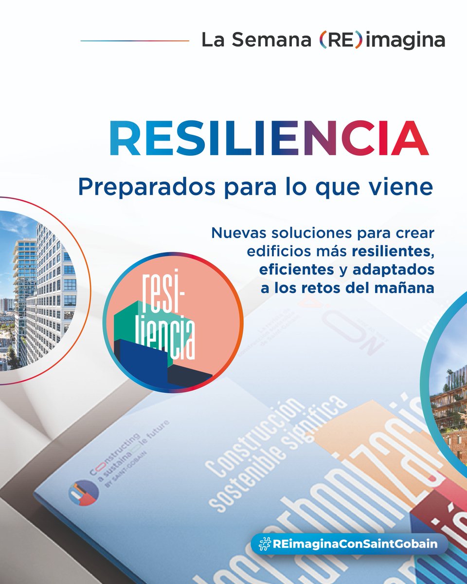 SaintGobainES's tweet photo. (RE)imaginar la construcción va más allá de descarbonizar. 🌍

Descubre 'Construir un Futuro Sostenible': bienestar, resiliencia, rendimiento y conservación de recursos para transformar el sector👉 https://t.co/vp799rFooZ

#REimaginaConSaintGobain #MakingTheWorldABetterHome https://t.co/2ukjf6MFrs