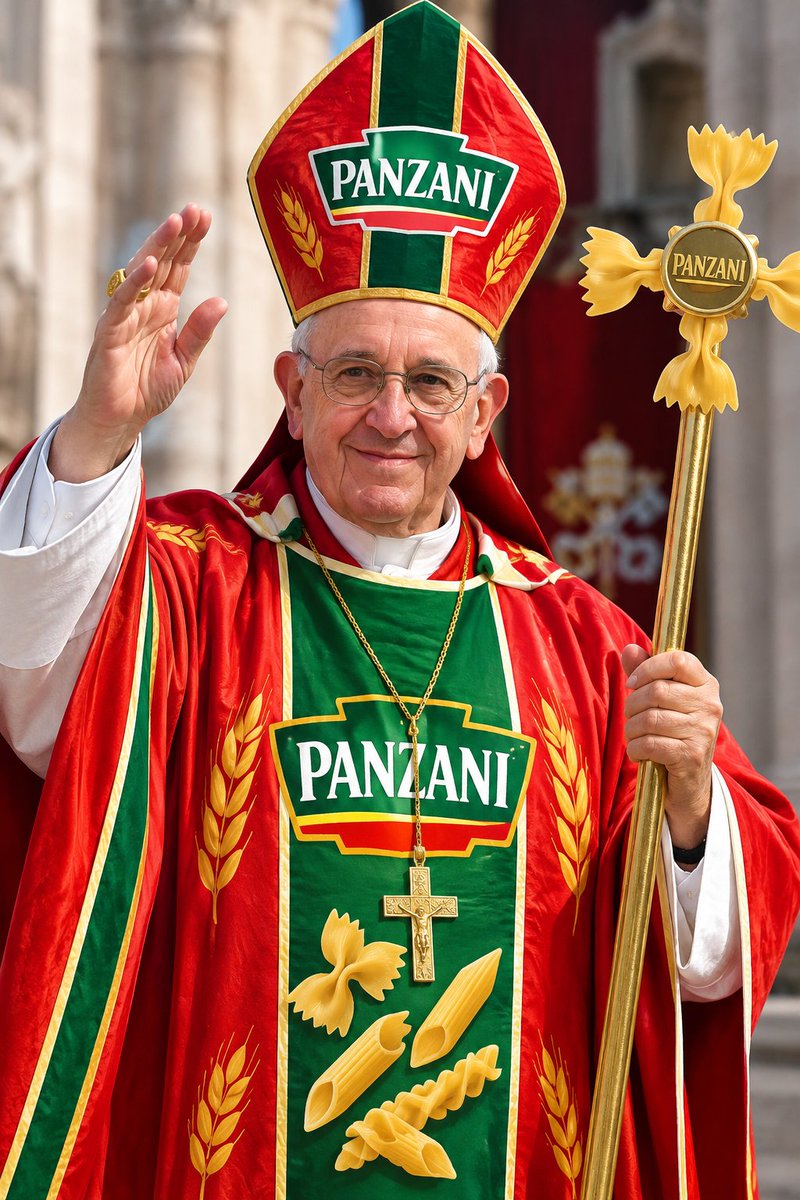 FanDeMarlene's tweet photo. @CerfiaFR Le pape, le pape, oui mais Panzani ! https://t.co/GbQD028gSn