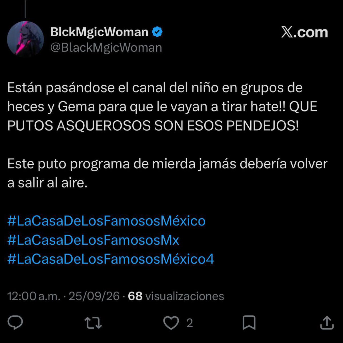 luluclipslcdlf's tweet photo. ¿EN QUÉ MOMENTO UN REALITY NOS LLEVÓ HASTA ESTO?

Organizarse en grupos, compartir las redes de Ian y llamar a otros para ir a atacarlo tiene un nombre: ACOSO.

Estamos hablando de UN MENOR DE EDAD. No es concursante. Entró únicamente a ver a su papá.

Podemos apoyar a quien queramos, pero ningún fandom y ningún programa de televisión justifican convertir a un niño en blanco de odio.

A LOS MENORES SE LES PROTEGE, NO SE LES ACOSA. 🙏🏼❤️

#LaCasaDeLosFamososMéxico 
#LaCasaDeLosFamososMéxicoMx