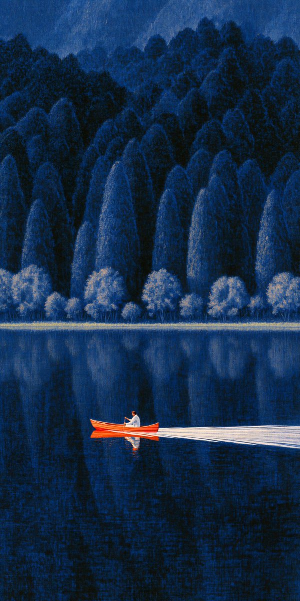 SpaceWall's tweet photo. Blue Lake Escape🚣

A tiny red canoe cuts through a deep blue lake, with a quiet forest beyond. A striking, peaceful wallpaper for your phone💙

#BlueWallpaper #LakeWallpaper #NatureWallpaper #PhoneWallpaper #WallSpace https://t.co/kKRonG0LaW