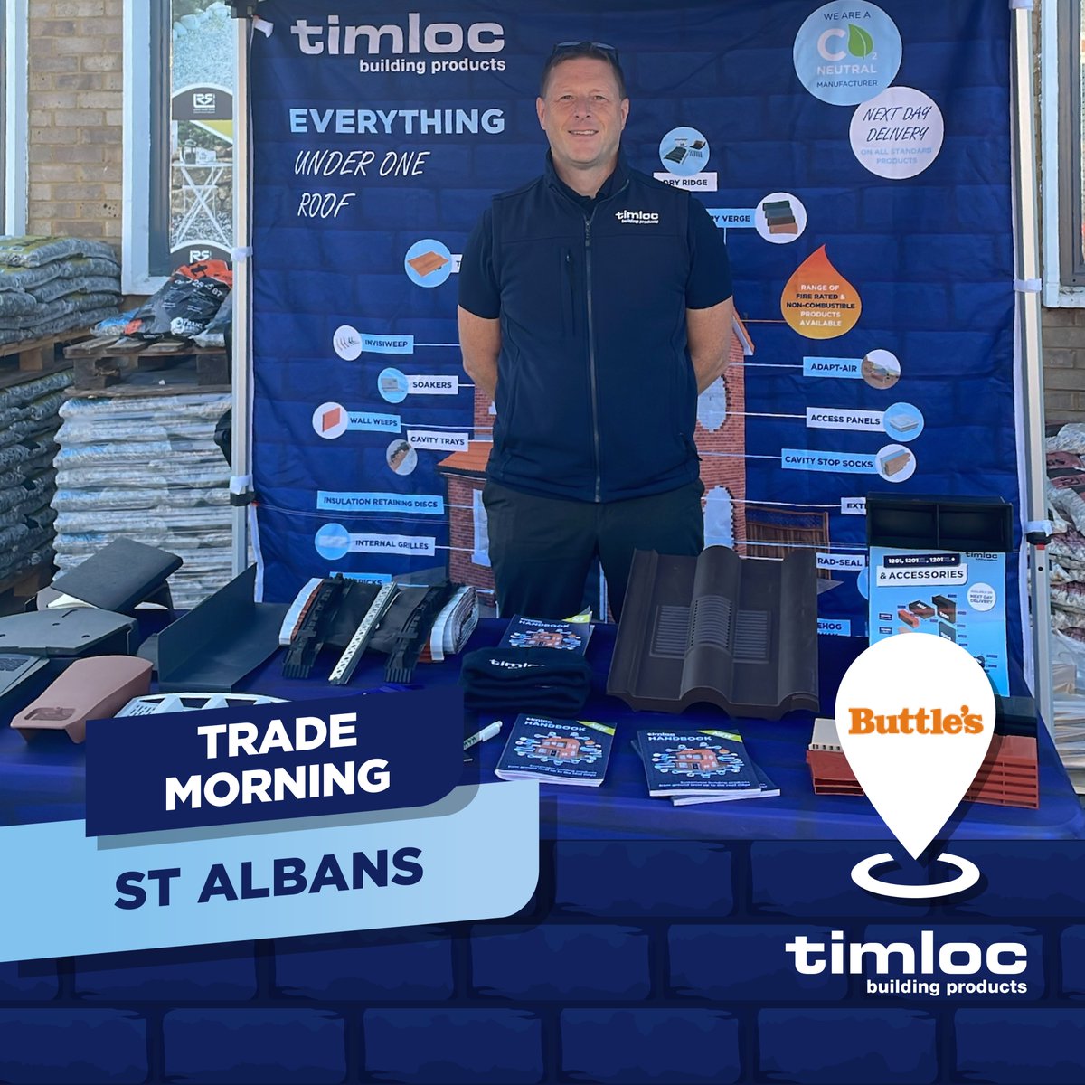 TimlocBP's tweet photo. @ButtlesPLC St Albans Breakfast Morning!

Meet Shane McGuire, Area Sales Manager for the South East, and chat all things Timloc.

📍 Soothouse Spring, St Albans, AL3 6NX
⏰ 7:30am to 12pm
🍳 Free breakfast provided

We look forward to seeing you there! https://t.co/XpLJ8hzqpt