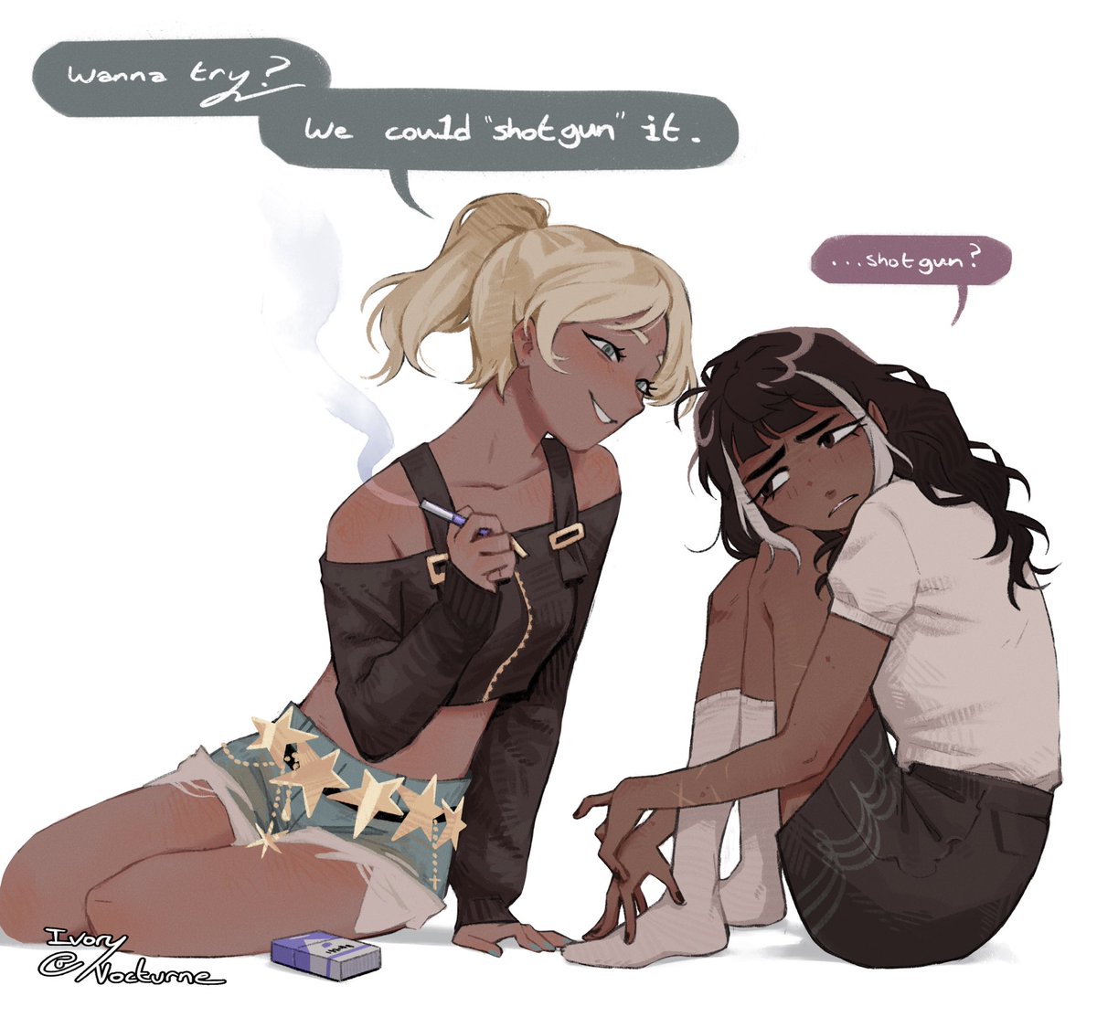 IvoryNocturne's tweet photo. she doesn’t know what that means she doesn’t know anything - #moneyforgirls https://t.co/ZhfPkYDeBk