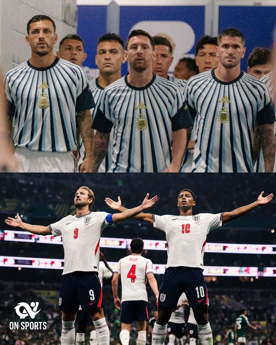 RuthaCreecie's tweet photo. Argentina and England will face off in a 2026 FIFA World Cup semifinal on Wednesday, July 15. Argentina beat Switzerland 3-1 in extra time, while England defeated Norway 2-1 thanks to Jude Bellingham’s brilliance. https://t.co/E7Iex8qmQY