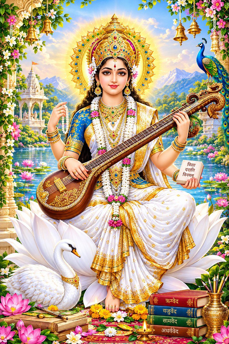 Rituverma51's tweet photo. Knowledge is the light that guides every path.
Jai Saraswati Mata 🙏 https://t.co/1dJejkDGpL