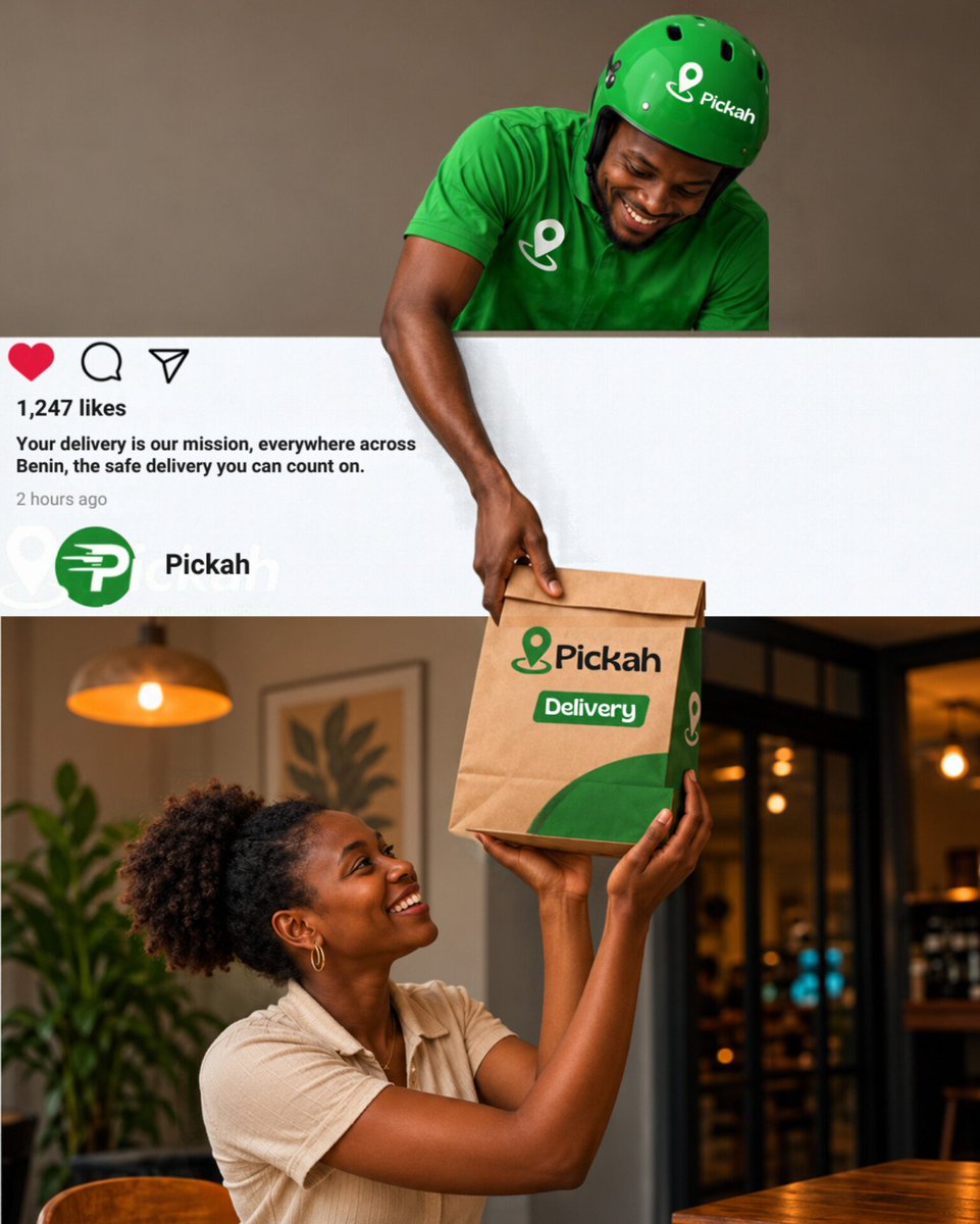 Pickahapp's tweet photo. Your delivery is our mission 🫡

Download the Pickah App for fast and reliable delivery across Benin.

#pickahapp #fastdeliverysimplified #DeliveryService #vendorsonline https://t.co/hJavYSJYBj