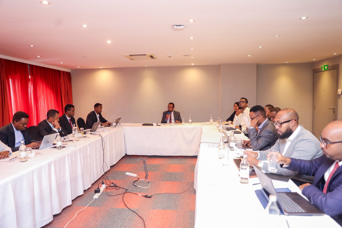 SERP_Somalia's tweet photo. The @SERP_Somalia Steering Committee meeting concluded today. 
The meeting reviewed project progress,kPIs, ongoing and planned activities, and priority areas including DRM, PFM, PSM, SFMIS, and HRMIS.
The Committee agreed to accelerate implementation of other priority activities. https://t.co/PUHWDvygiq