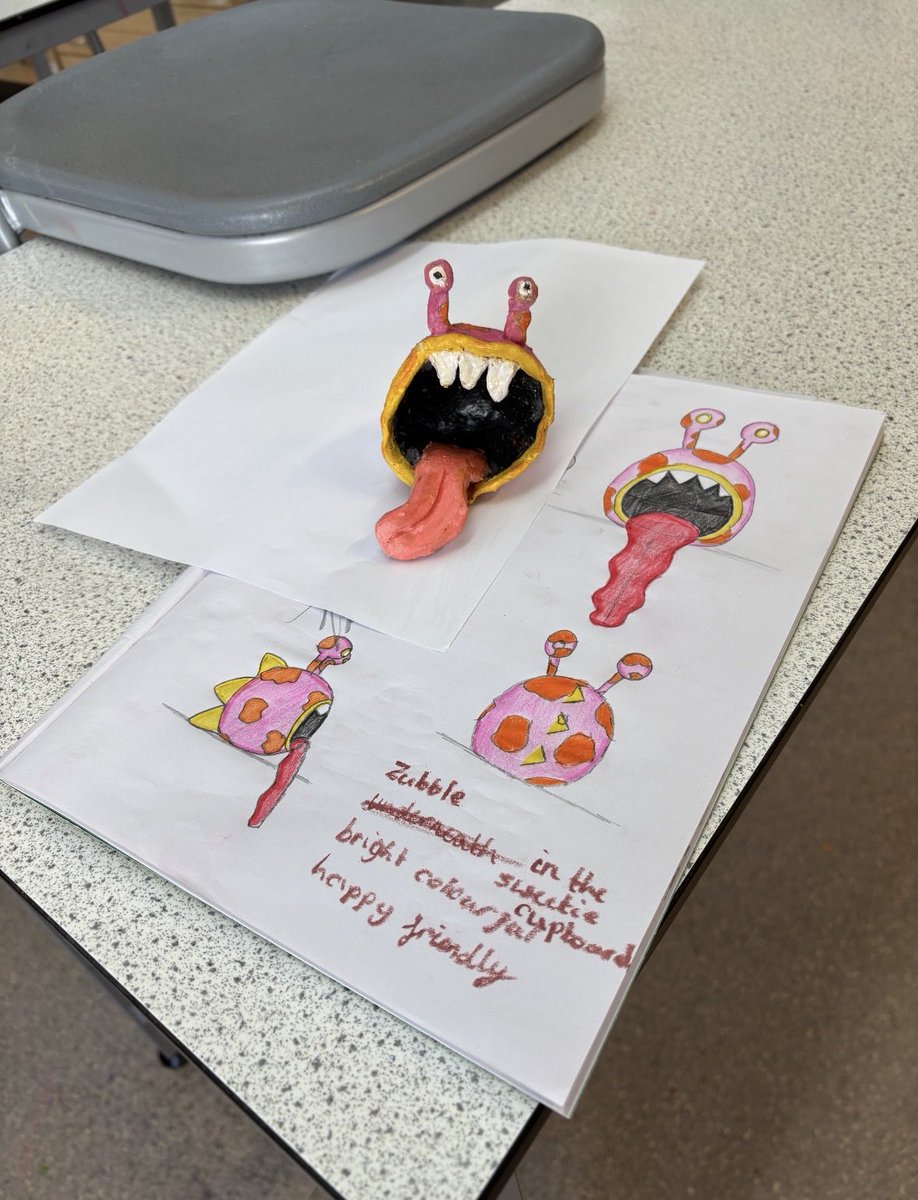 CAFSSHS's tweet photo. Mrs Hatherall’s S2 art pupils have made some fantastic clay monsters recently! Well done, everyone! @StStephensHS @sshsparents https://t.co/MA7FWCXt5w