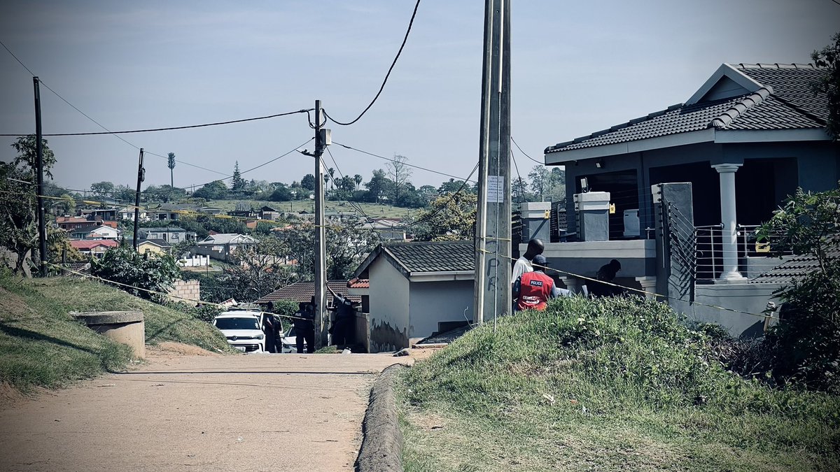 DasenThathiah's tweet photo. UPDATE | Five other suspects have also been arrested during this early-morning operation in Inanda and other areas. 

The SAPS in KZN had secured search and arrest warrants for the alleged police killers after a lengthy investigation.  

The first five surrendered but the sixth, who was with his girlfriend at the time, refused to come out of his house. 

He tried to shoot at officers, who arrived around 3am. 

At some point afterwards, he released his partner.

With the assistance of the Special Task Force, the gunman was eventually shot dead while resisting arrest. 

The injured STF member is reportedly recovering well. 

The SAPS won’t confirm the motive for the murders of Capt Louis Nel and Sgt Mandla Khuzwayo just yet, but concede their investigation was both “internal and external.”

@eNCA
