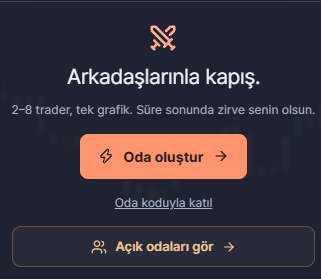 TradeArenaOn's tweet photo. Yeni Güncellemeler Geldi!

+ Oyun sırasında grafiklere zoom in/out özelliği eklendi
+ Grafiklerde çizim yapabilme (Yatay Işın + Kutu)
+ Takım Savaşları modu güncellendi ve artık aktif
+ Çok oyunculu modda açık odalar görünür hale geldi

Hemen dene, keyfini çıkar! https://t.co/16frULS7C9
