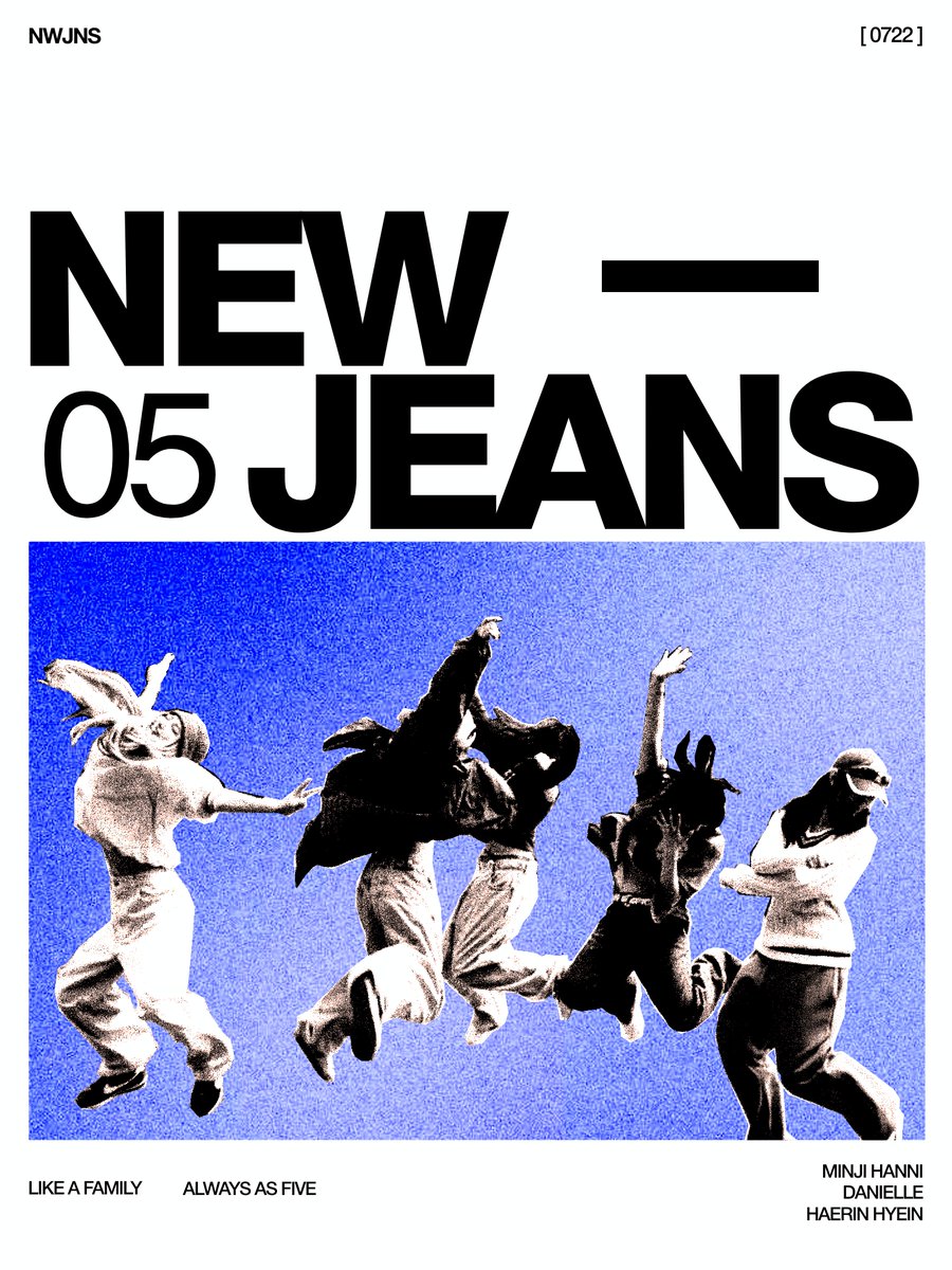 Fakk417311's tweet photo. NEW — JEANS 05 
#NewJeans_is_Five https://t.co/50k14SQ9ZW