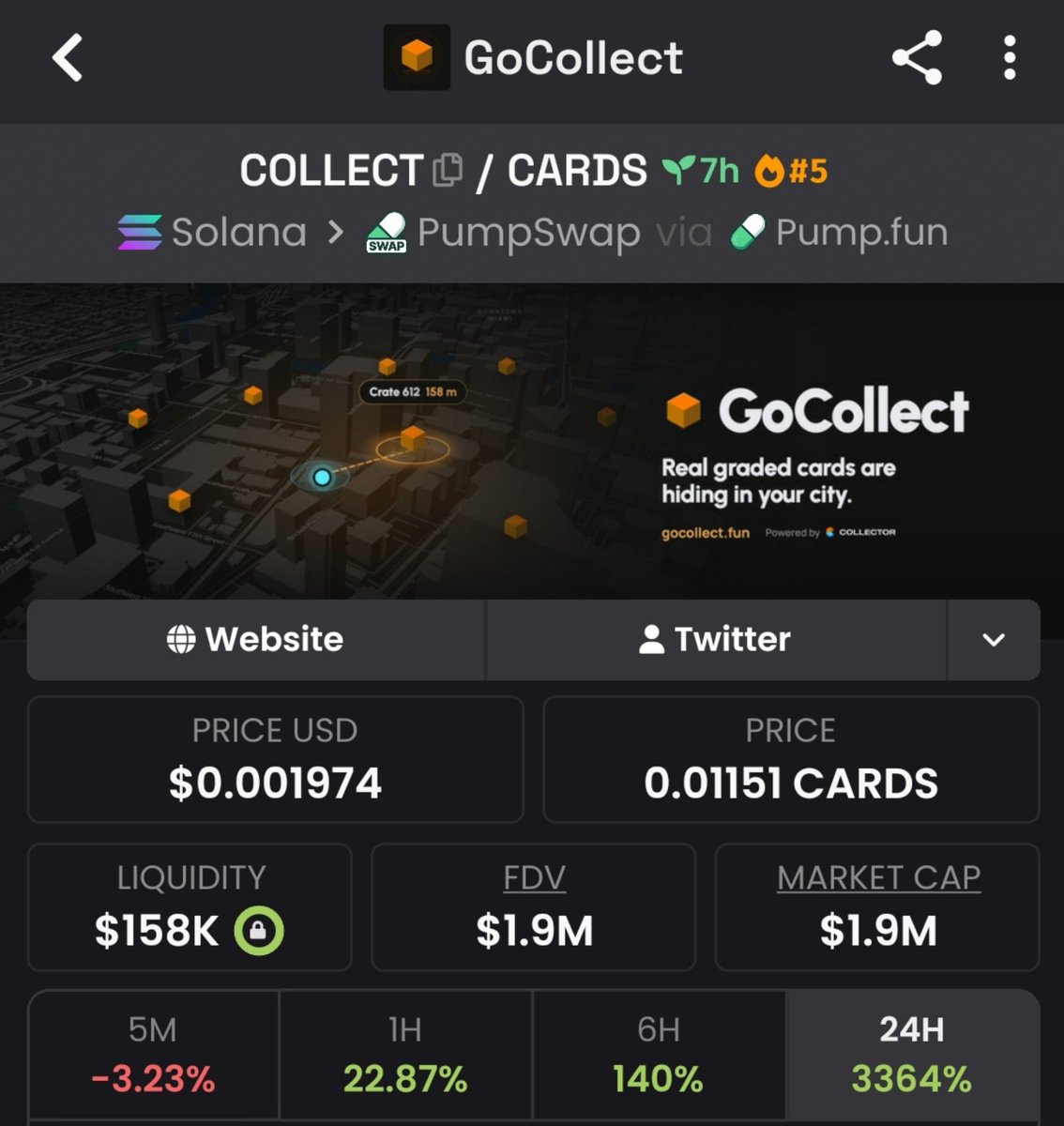 OnchainXHQ's tweet photo. Successful 35x up on $COLLECT

Tg frends eating good 
Tg group printing good 
Dm asap for early entry calls on :https://t.co/tI4wLY2P4c

nDZknLvfFRp5rgUHdzTrQsmSY5NKzoavqdLjSHVpump https://t.co/j3vfBbkfyG
