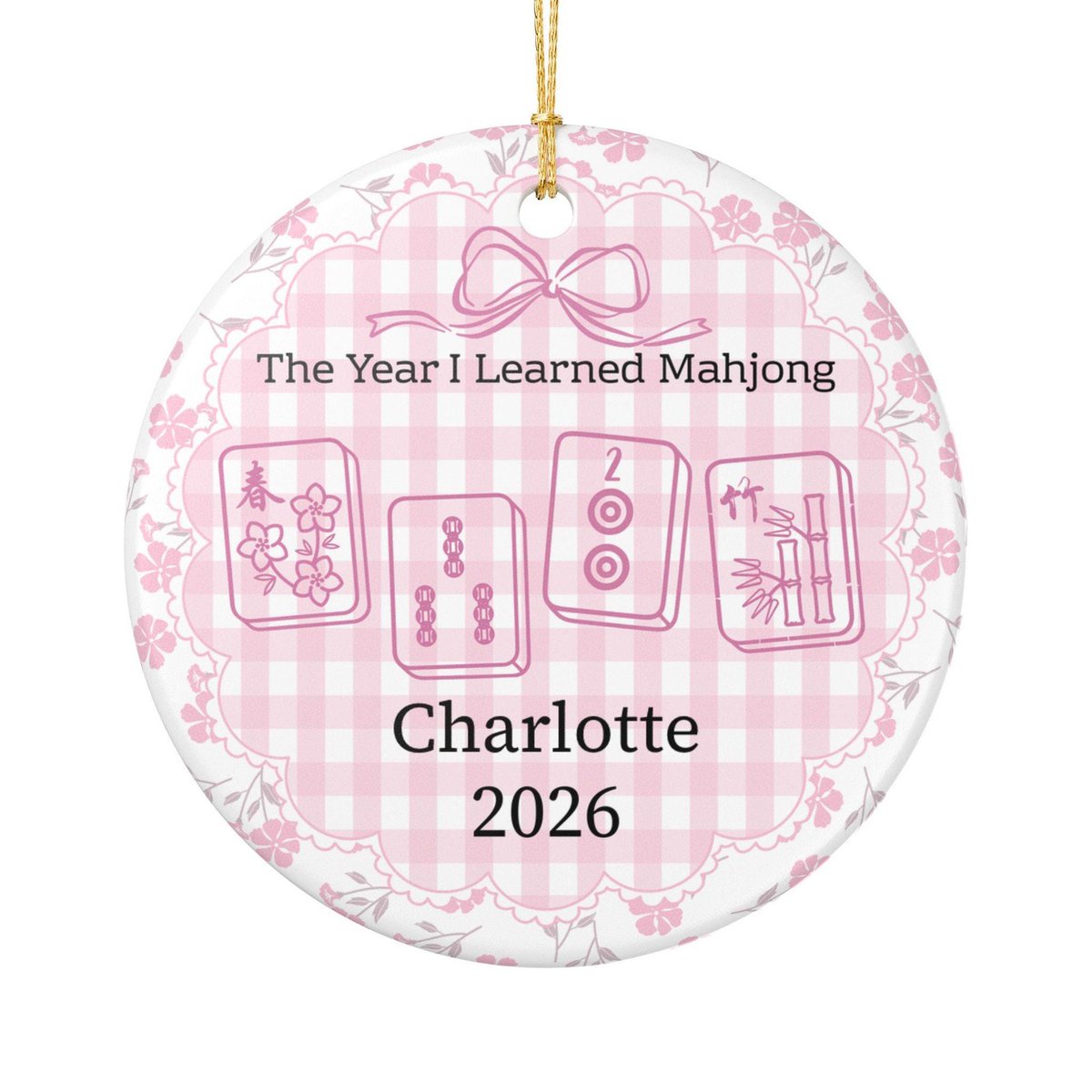 ValenciaLajg's tweet photo. Celebrate new beginnings with our Personalized First Mahjong Christmas Ornament. Customizable with “The Year I Learned Mahjong, ” it’s a meaningful keepsake for every new player. Add it to your holiday decor for $29. 00. https://t.co/u1eH7pPj1e