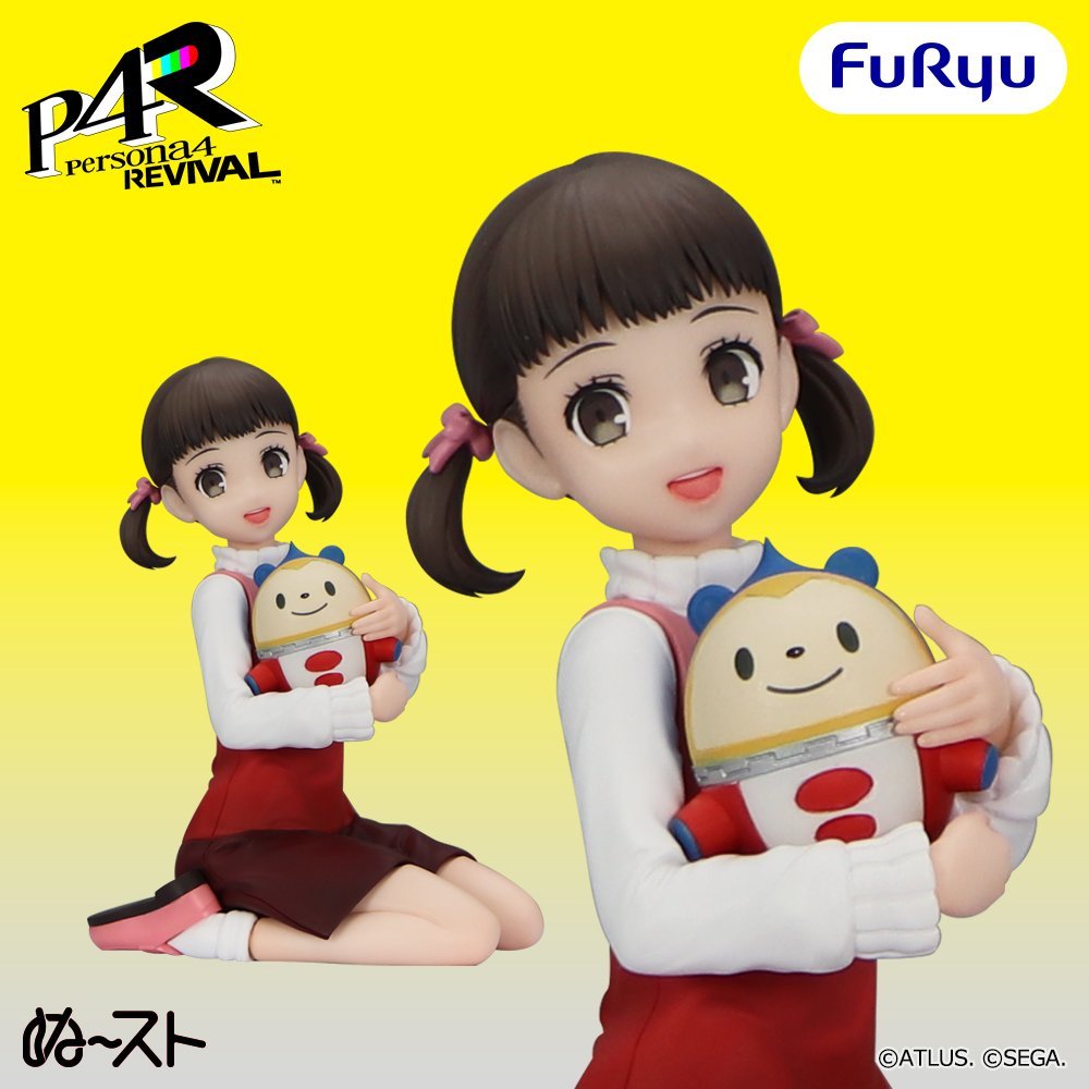 denfaminicogame's tweet photo. 『ペルソナ4 リバイバル』“堂島菜々子”のヌードルストッパーが欲しすぎる。エヴリディ・ヤングライフ！ジュネス！
https://t.co/2Yj09tmsGc

「クマ」のような人形を抱き、無邪気で愛らしい表情とポージングが魅力的な思わずそばに飾りたくなるフィギュアに。2027年3月頃よりプライズ景品として登場 https://t.co/AahBOBLR9a