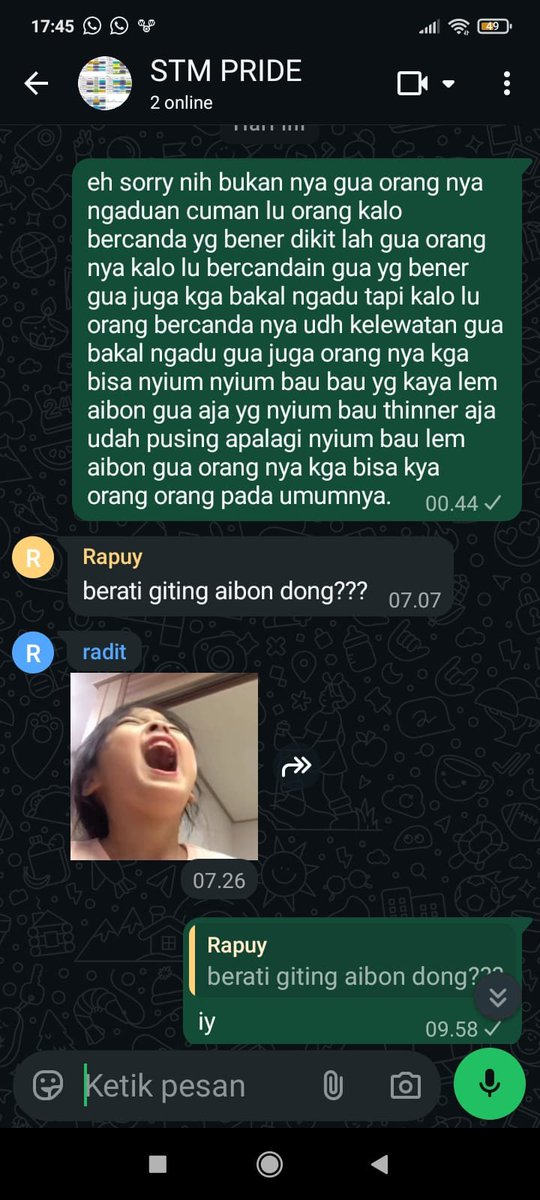 ianthian's tweet photo. Rapuy lu gua tandain ya

HELP RT GAES BIAR KESEBAR,

ADE GUA KENA BULLY DISALAH SATU SEKOLAH DEPOK! AWALNYA ADE GUA DICEKOKIN LEM AIBON PAS PRAKTEK, SEKARANG ADE GUA JADI MALES KESEKOLAH KARENA TAKUT!! GUA MAU INI DIUSUT,

RAPUY GUA TANDAIN LU! https://t.co/S5wf3v5PYV