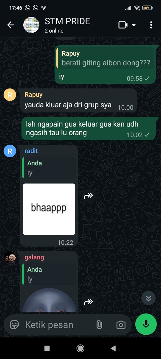 ianthian's tweet photo. Rapuy lu gua tandain ya

HELP RT GAES BIAR KESEBAR,

ADE GUA KENA BULLY DISALAH SATU SEKOLAH DEPOK! AWALNYA ADE GUA DICEKOKIN LEM AIBON PAS PRAKTEK, SEKARANG ADE GUA JADI MALES KESEKOLAH KARENA TAKUT!! GUA MAU INI DIUSUT,

RAPUY GUA TANDAIN LU! https://t.co/S5wf3v5PYV