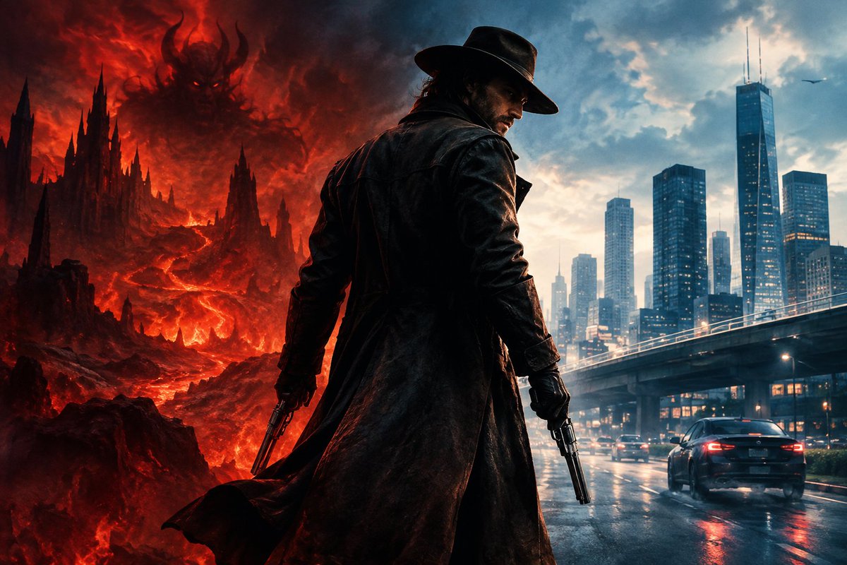 MicheleScalini's tweet photo. Caleb McCoy viene dal 1882, caccia demoni all’Inferno e sa usare pistole capaci di uccidere l’immortale. Il problema? Phenex lo ha scaraventato nella Terra del 2025. Cacciare un demone era più semplice che capire le automobili.
Su Amazon: https://t.co/JGon5l1G38
#lettura https://t.co/9Ghowd4WP0