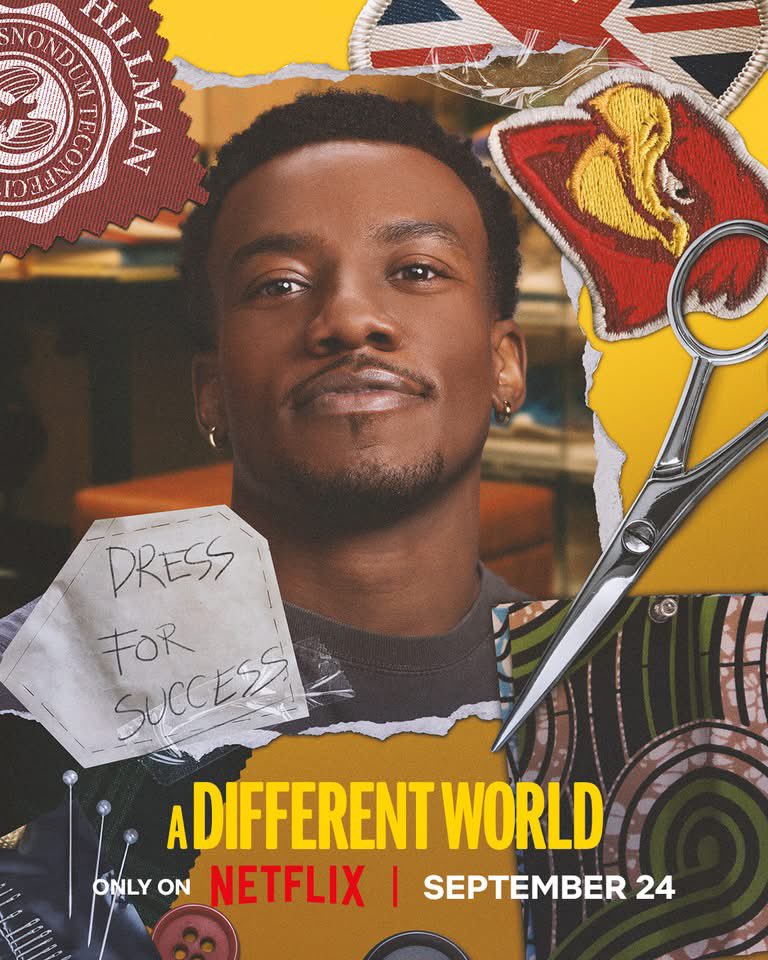 AfricanOtd's tweet photo. Today’s African character of the day is Kojo Achebe from A Different World (2026). Despite his parents having a different vision for him, he’s an entrepreneur at heart with a passion for fashion. He’s Nigerian and Ghanaian 🇳🇬🇬🇭 https://t.co/PkS0wVsefn