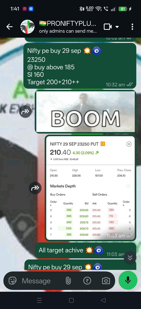 PRONIFTYPLUS1's tweet photo. Today nifty amezing trade 💥🧿
.
. 
#nifty #sensex #cas
Premium group 💥🧿 
https://t.co/BaS3H8Q6Hc https://t.co/GRRuOEW1Mf