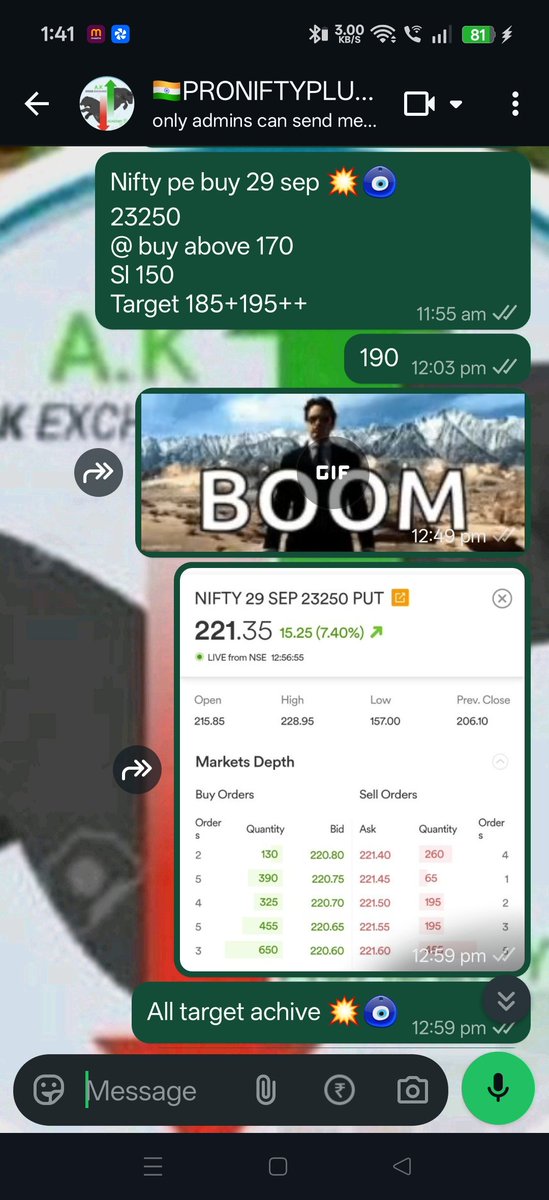 PRONIFTYPLUS1's tweet photo. Today nifty amezing trade 💥🧿
.
. 
#nifty #sensex #cas
Premium group 💥🧿 
https://t.co/BaS3H8Q6Hc https://t.co/GRRuOEW1Mf