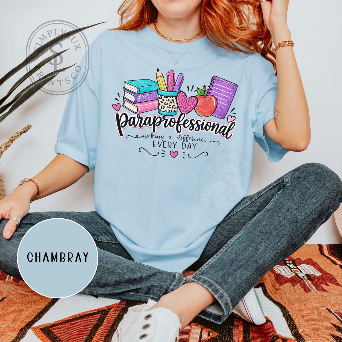 ValenciaLajg's tweet photo. Para Professional Shirt and Educator Tee for Teacher Aides and School Support Staff. A thoughtful back-to-school gift for dedicated education professionals. https://t.co/988pwuiayw