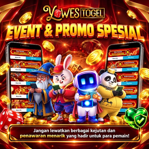 Y0W35TGL's tweet photo. EVENT &amp; PROMO SPESIAL
JANGAN LEWATKAN BERBAGAI KEJUTAN DAN PENAWARAN MENARIK YANG HADIR UNTUK PARA PEMAIN ! https://t.co/XqwDjoIhCT